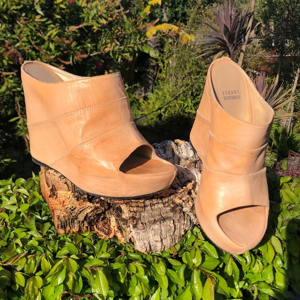 Stuart Weitzman 8.5 W 5” Heel And 1.5 Platform - image 1